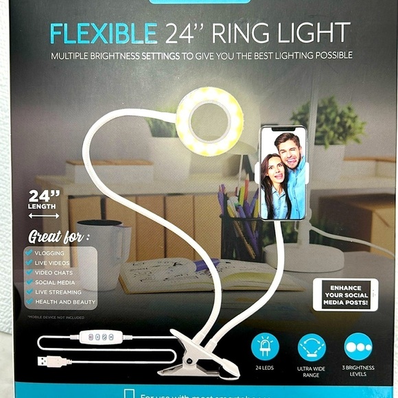 Ring Light and Smartphone Holder - Picture 1 of 15